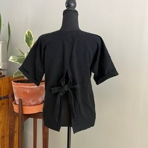 Lumiere tie back top, size L